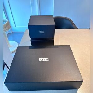 Kith special edition hoodie box and box for baseball cap
